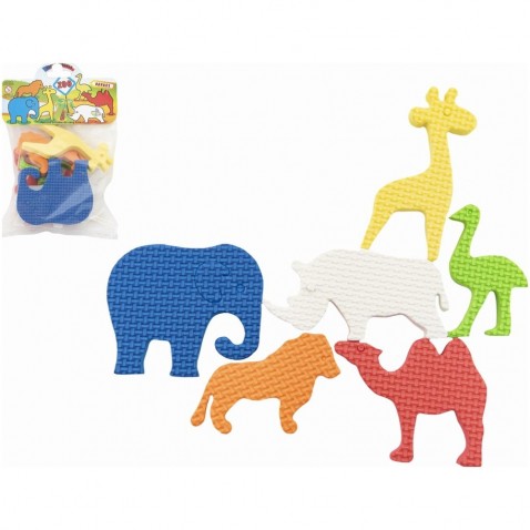 Szivacs matricák ZOO/Safari 6db