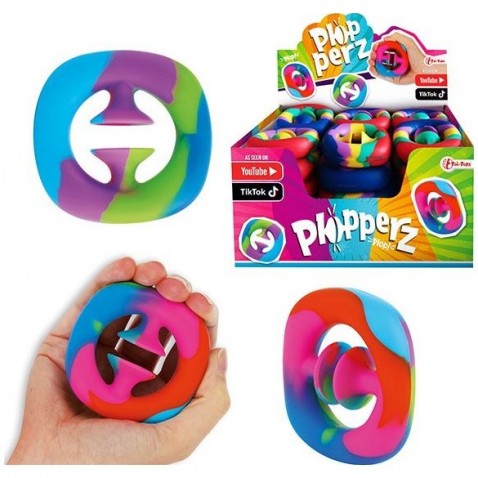 Plopperz nyomkodüs stresszoldó játék gumi szivárvány