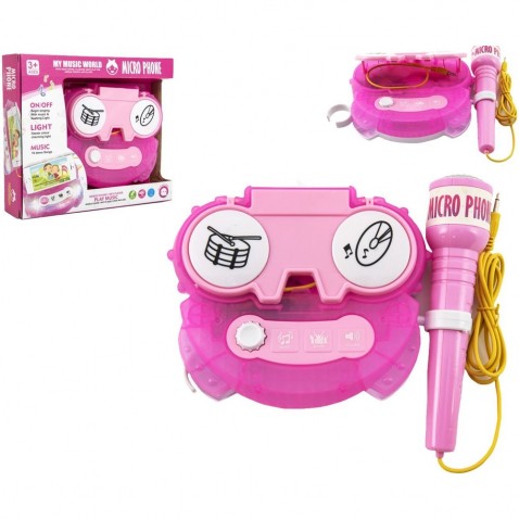 Karaoke mikrofon rózsaszín