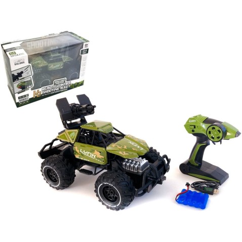 Autó RC buggy katonai 35cm