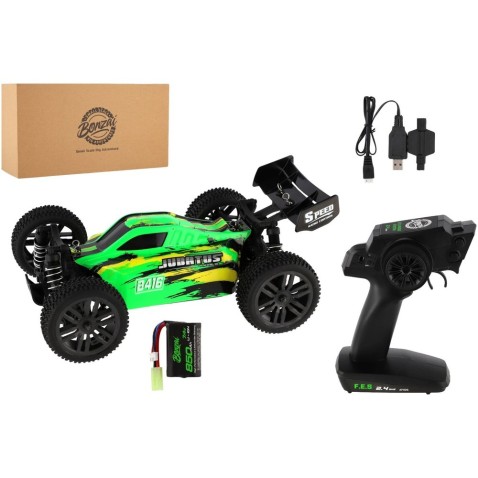 Autó RC Buggy Bonzai Jubatus terepjáró 30cm zöld