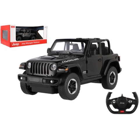 Autó RC Jeep Wrangler Rubicon fekete