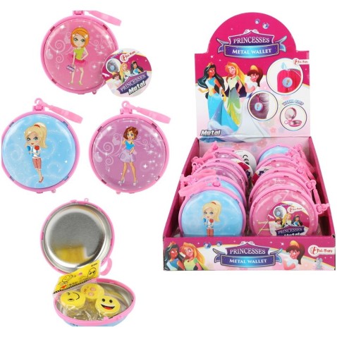 Hercegnő kulcstárca 8cm 3 színben