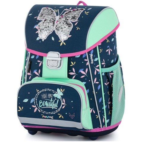 PREMIUM Butterfly iskolai hátizsák