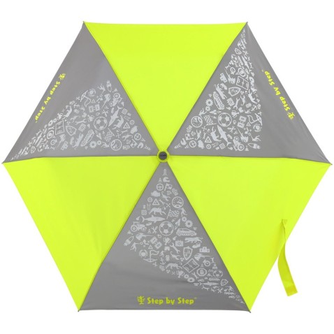 Gyerek összecsukható esernyő varázslatos hatással, neonsárga