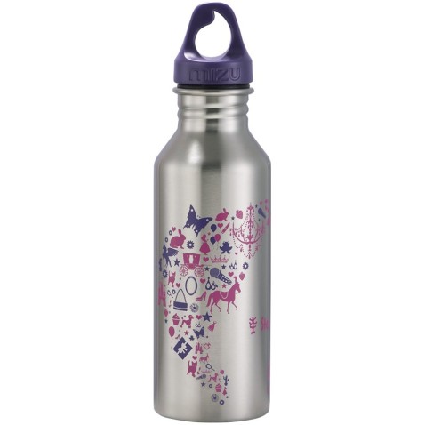 Ivópalack rozsdamentes acélból 0,5 l, lilás-rózsaszín