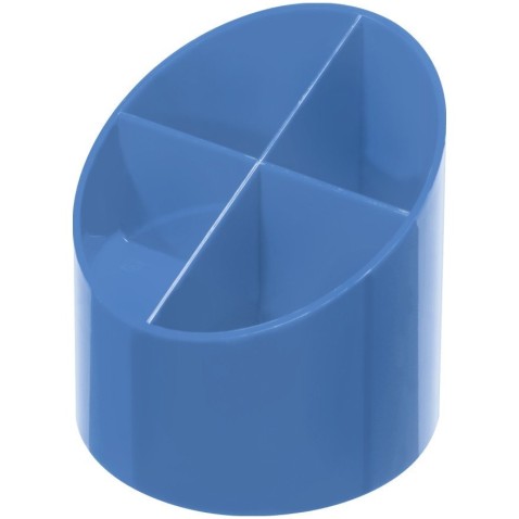 Herlitz ceruzatartó - kerek állvány Color Blocking, kék