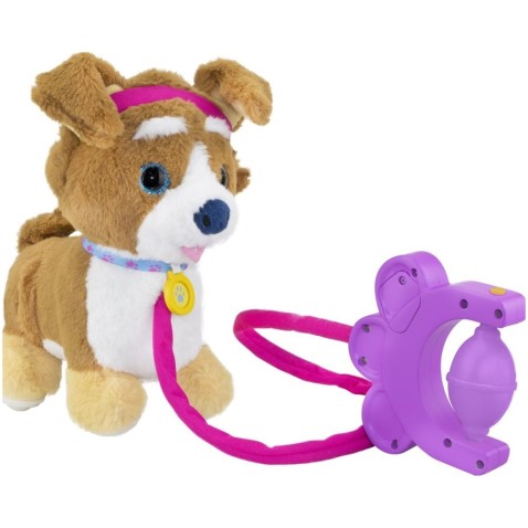 Dog / Dog Sprint Corgi plüss pórázzal, akkumulátoros pumpával hanggal