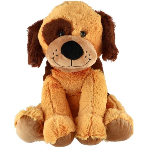 Kutya ülő plüss 38 cm, barna 0+