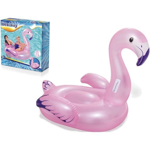 Felfújható flamingó fogantyúval