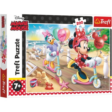 Minnie puzzle a tengerparton / Disney Minnie 200 db