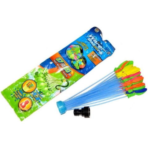 Vízibomba készlet vízi csatához 37db csapra kihúzással