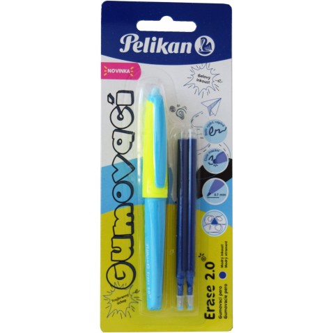 Gumi toll neon kék, 1 db + 2 utántöltő