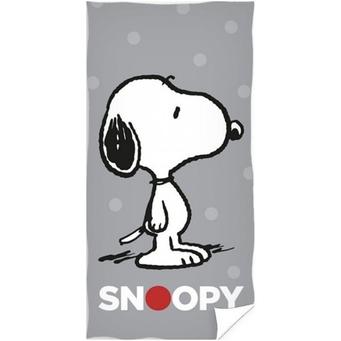 Strandtörölköző  Snoopy szürke