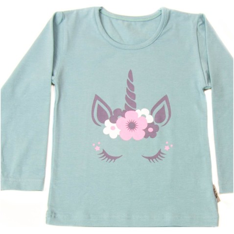 Gyermek póló Bettymode EGYSZARVÚ MINT hosszú ujjú