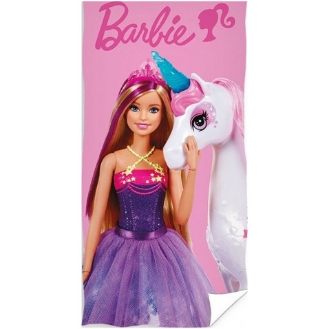 Barbie és a varázslatos egyszarvú törölköző