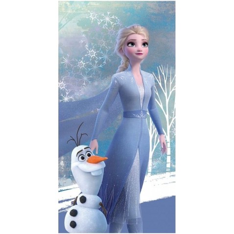 Törölköző Jégvarázs Elsa és Olaf
