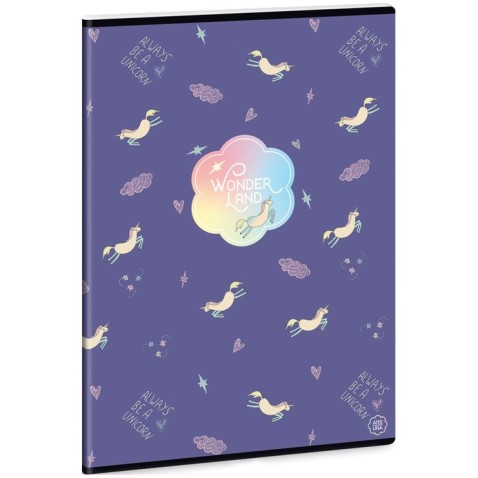 Ars Una Unicorn jegyzetfüzet A4 négyzet alakú