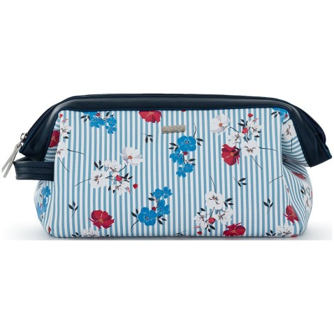 Kozmetikai táska HOLIDAY Navy Flowers