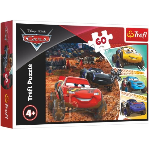 Puzzle Disney Cars 3/McQueen barátokkal 60 db