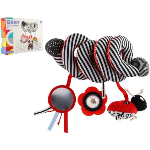 Gyermekágyi függöny/spirál plüss csörgővel