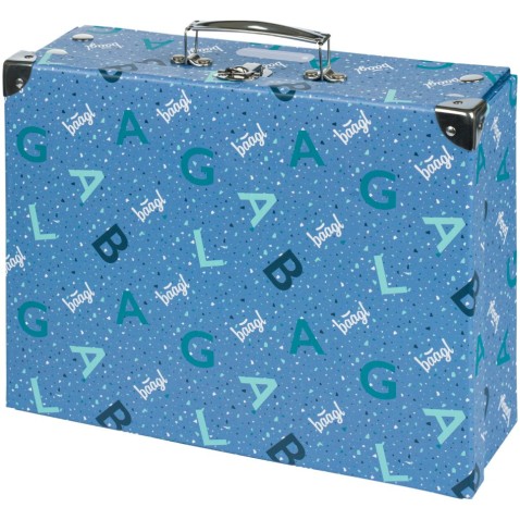BAAGL Logó - kék összecsukható bőrönd