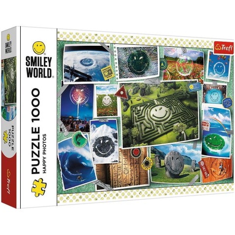 Puzzle Happy photos/Smiley 1000 db