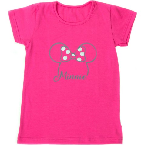 Lány póló Bettymode PINK MINNIE rövid ujjú