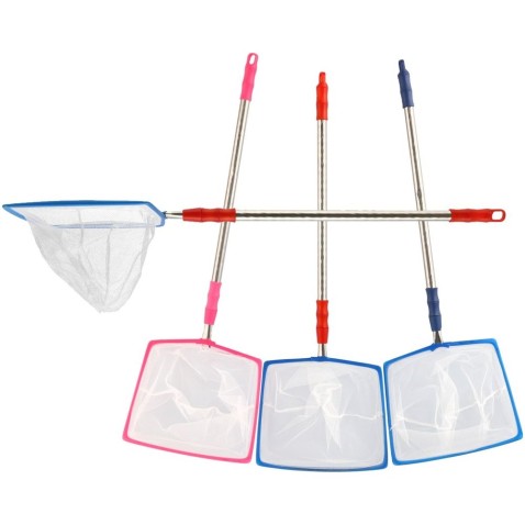 Rovarháló teleszkópos fém/műanyag 67cm átmérő 21cm 3 szín