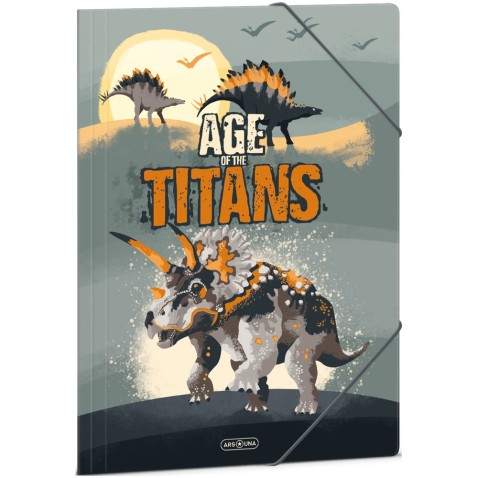 Age of Titans A4 notebook mappa