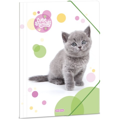 Notebook mappa Cute Animals cat A4