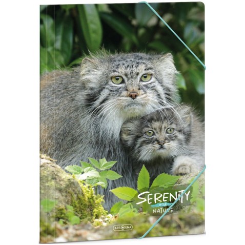 Serenity Nature Manul A4-es jegyzetfüzet mappa