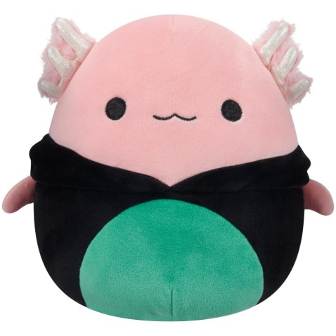 SQUISHMALLOWS Axolotl fekete macska jelmezben - Archie