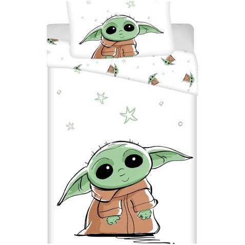Star Wars Baby Yoda pamut ágynemű