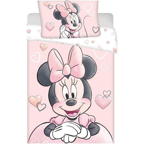 Ovis ágynemű Minnie Powder rózsaszín