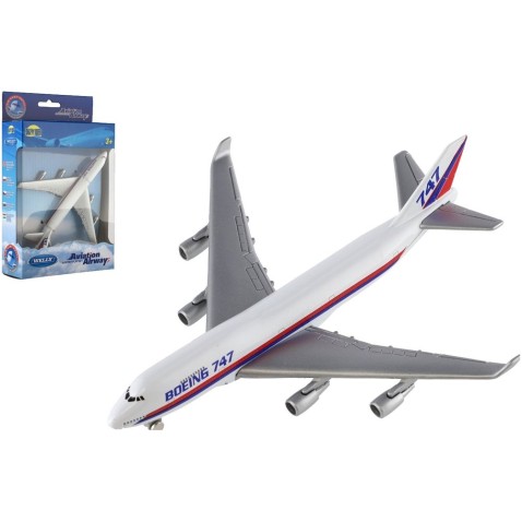 Repülőgép Welly Boeing 747/fém 15cm