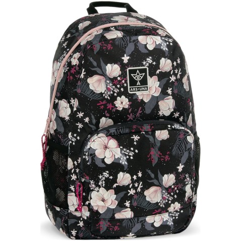 Ars Una Flowery black hátizsák AU-14