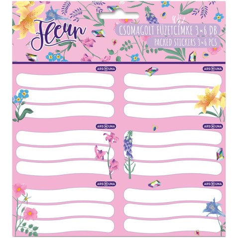 Ars Una Notebook címkék Fleur