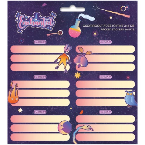 Ars Una Enchanted notebook címkék
