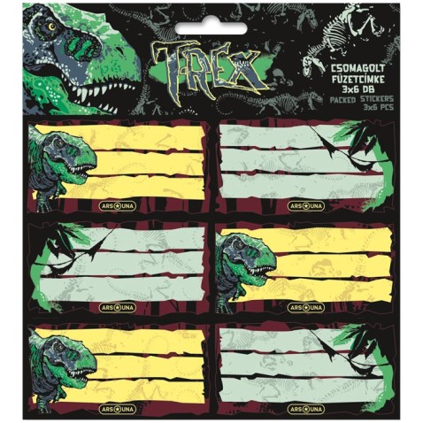 Ars Una T-Rex notebook címkék
