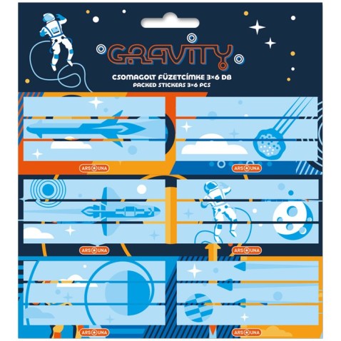 Ars Una Gravity notebook címkék