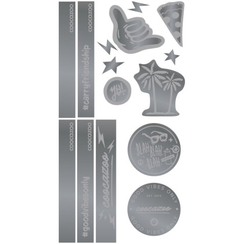 Silver StickyRicky Coocazoo fényvisszaverő matricák