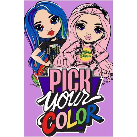 Gyerek törölköző Dolls Rainbow High Color Style