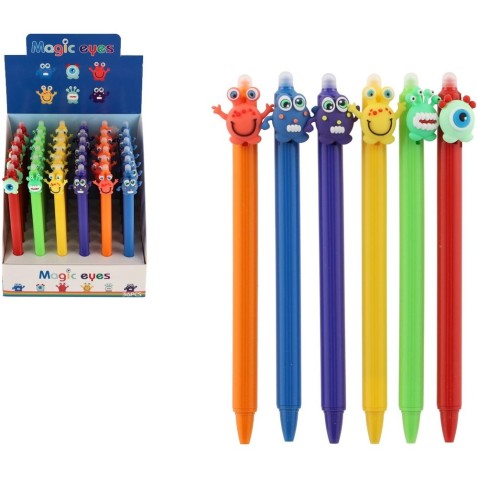 Ceruza/toll radír szörny 15cm