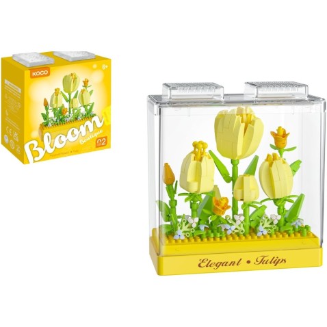 Mini KOCO Tulipán építőkészlet