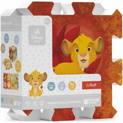 Habszivacs puzzle Oroszlánkirály 8 darab 0 hónapos kortól