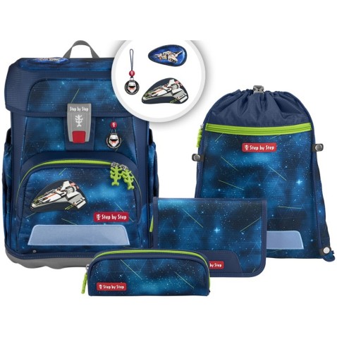 CLOUD Step by Step STARSHIP GALACTUS iskolatáska - 5 részes készlet