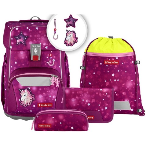 Step by Step GIANT Sweet Unicorn Nuala iskolatáska - 5 részes készlet