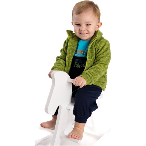 Gyermek pulóver Bettymode FLEECE MICRO LIMET