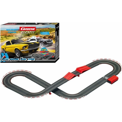 Carrera autópálya GO 63519 Highway Chase 4,3m + 2 autó